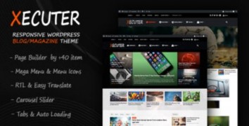 Xecuter адаптивный шаблон тема wordpress