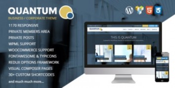 QUANTUM адаптивный шаблон тема wordpress
