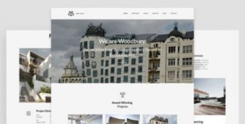 Woodbury Architects адаптивный шаблон joomla