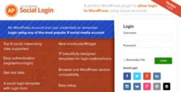 AccessPress Social Login плагин wordpress