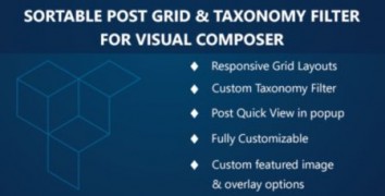 Visual Composer Sortable Grid Taxonomy filter плагин wordpress