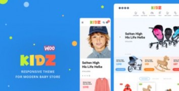 KIDZ адаптивный шаблон тема wordpress