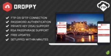 FTP Droppy online file sharing скрипт