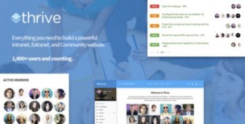 Thrive адаптивный шаблон тема wordpress