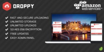 Amazon S3 Droppy online file sharing