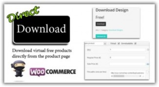 Direct Download плагин загрузки Woocommerce