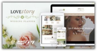 Love Story адаптивный шаблон тема wordpress