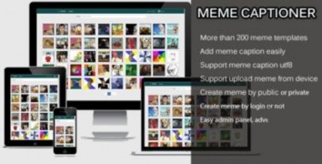 Meme Captioner скрипт сайта мемов