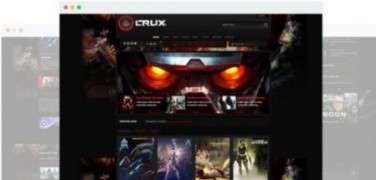 Crux адаптивный игровой шаблон joomla