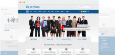 Express адаптивный бизнес шаблон joomla