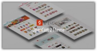 Pisces отзывчивый шаблон OpenCart