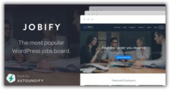 Jobify отзывчивый шаблон доска объявлений wordpress