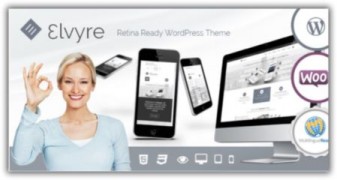 Elvyre отзывчивый шаблон wordpress