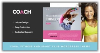 Coach отзывчивый шаблон wordpress