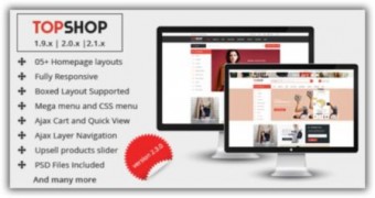 Topshop отзывчивый шаблон Magento