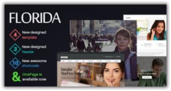 Florida отзывчивый шаблон тема wordpress