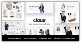 Claue отзывчивый шаблон тема wordpress
