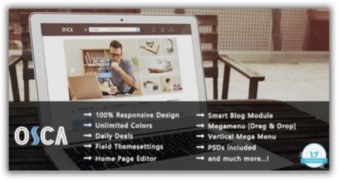Osca отзывчивый шаблон Prestashop