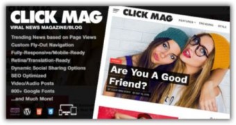 Click Mag отзывчивый шаблон тема wordpress