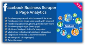 Facebook Business Scraper & Page Analytics rus