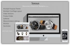 Sossus отзывчивый шаблон тема wordpress