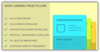 Geek Landing Page Plugin rus целевые страницы joomla