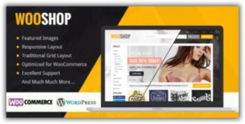 WooShop отзывчивый шаблон тема wordpress