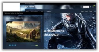 JA Playstore шаблон интернет магазина игр joomla