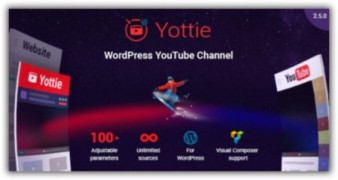 Yottie плагин Youtube wordpress