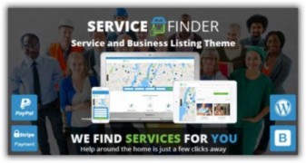 Service Finder адаптивный шаблон wordpress