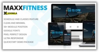Maxx Fitness отзывчивый спортивный шаблон joomla