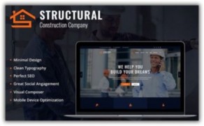 Structural адаптивный шаблон тема wordpress
