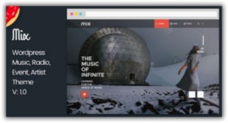 Mix адаптивный шаблон wordpress