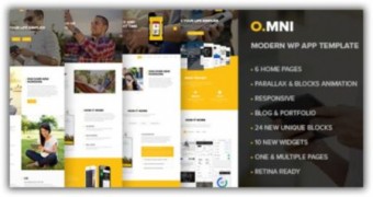 Omni адаптивный шаблон тема wordpress