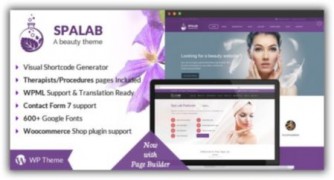 SpaLab отзывчивый шаблон wordpress