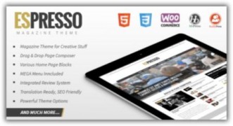 ESPRESSO адаптивный шаблон wordpress