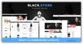 Ves Blackstore адаптивный шаблон Magento