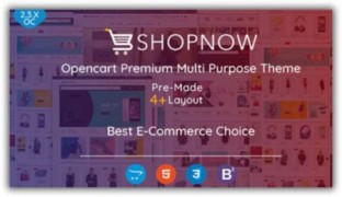 Shopnow адаптивный шаблон Opencart
