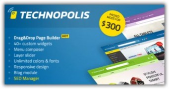 Technopolis адаптивный шаблон Opencart