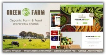 Green Farm адаптивный шаблон wordpress