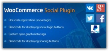 WooCommerce Social Plugin плагин wordpress