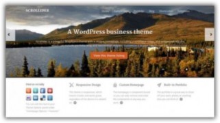 Scrollider адаптивный шаблон wordpress
