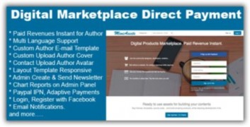 Digital Products Marketplace Direct Payment платежный скрипт