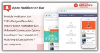 Apex Notification Bar плагин wordpress