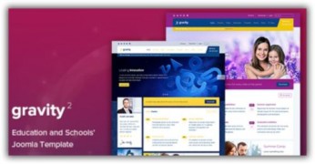 Gravity адаптивный шаблон joomla
