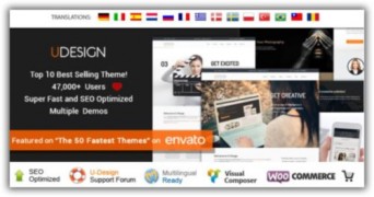 uDesign отзывчивый шаблон тема wordpress