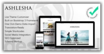 Ashlesha отзывчивый шаблон wordpress
