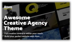 Aton адаптивный шаблон wordpress