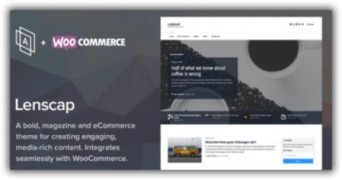 Lenscap адаптивный шаблон wordpress