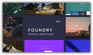 Foundry адаптивный шаблон wordpress